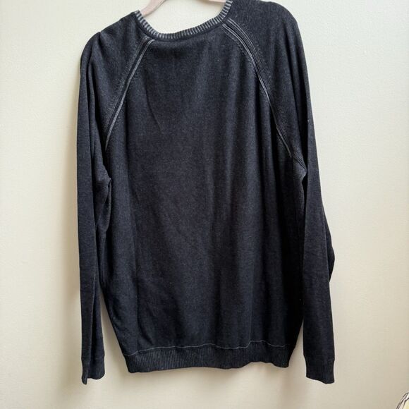 NWT $118 Tommy Bahama Gray Crewneck Raglan Pullover Sweater Long Sleeve Size XL - Picture 2 of 6